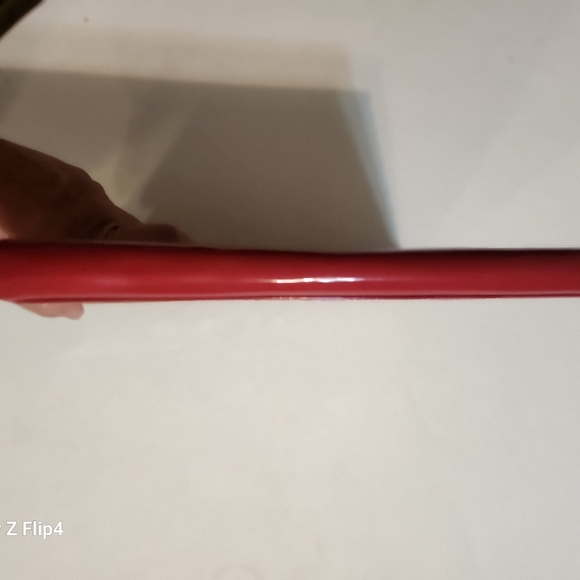 Sophisticated Modern Red and Gold Clutch/ IPAD Case with Metallic Accents EUC - Picture 6 of 15